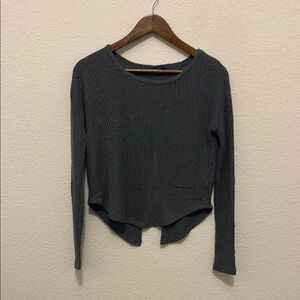 Aeropostale Long Sleeve Top with Open Back Size XS